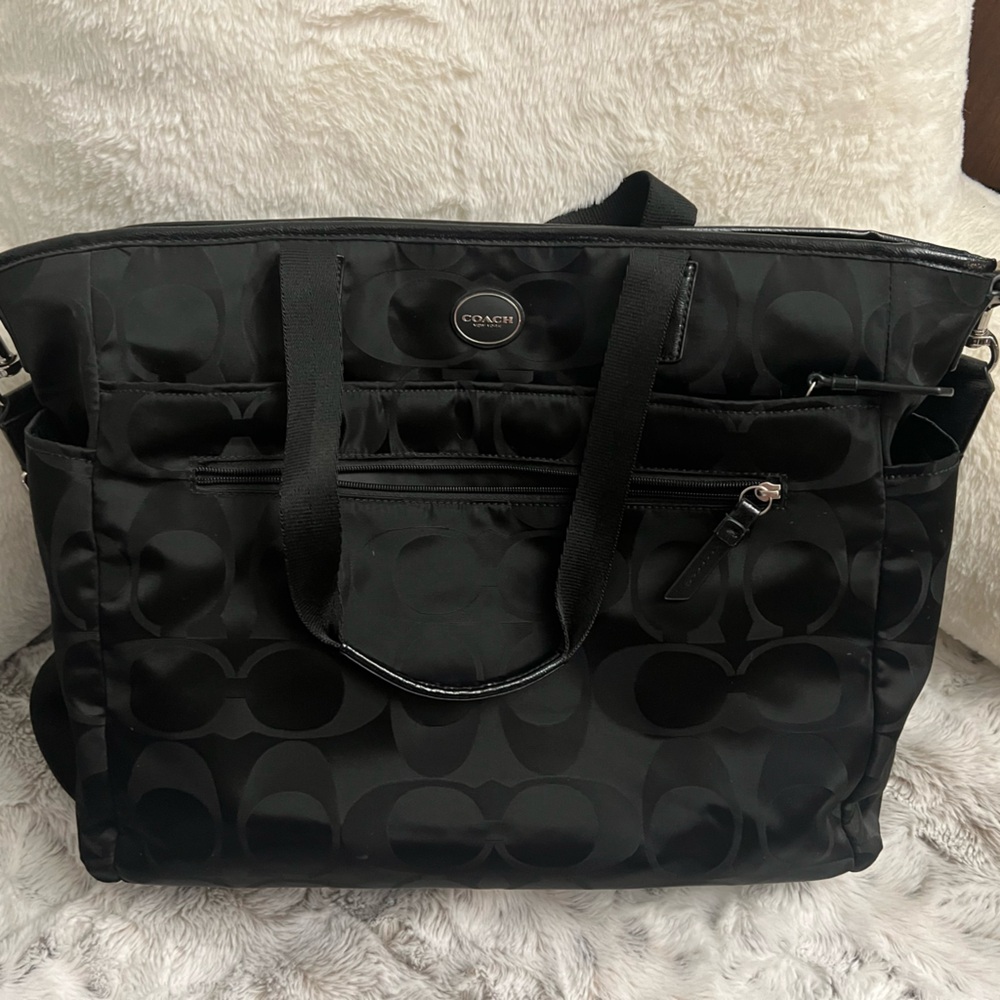 Like new coach diaper bag or tote if desired